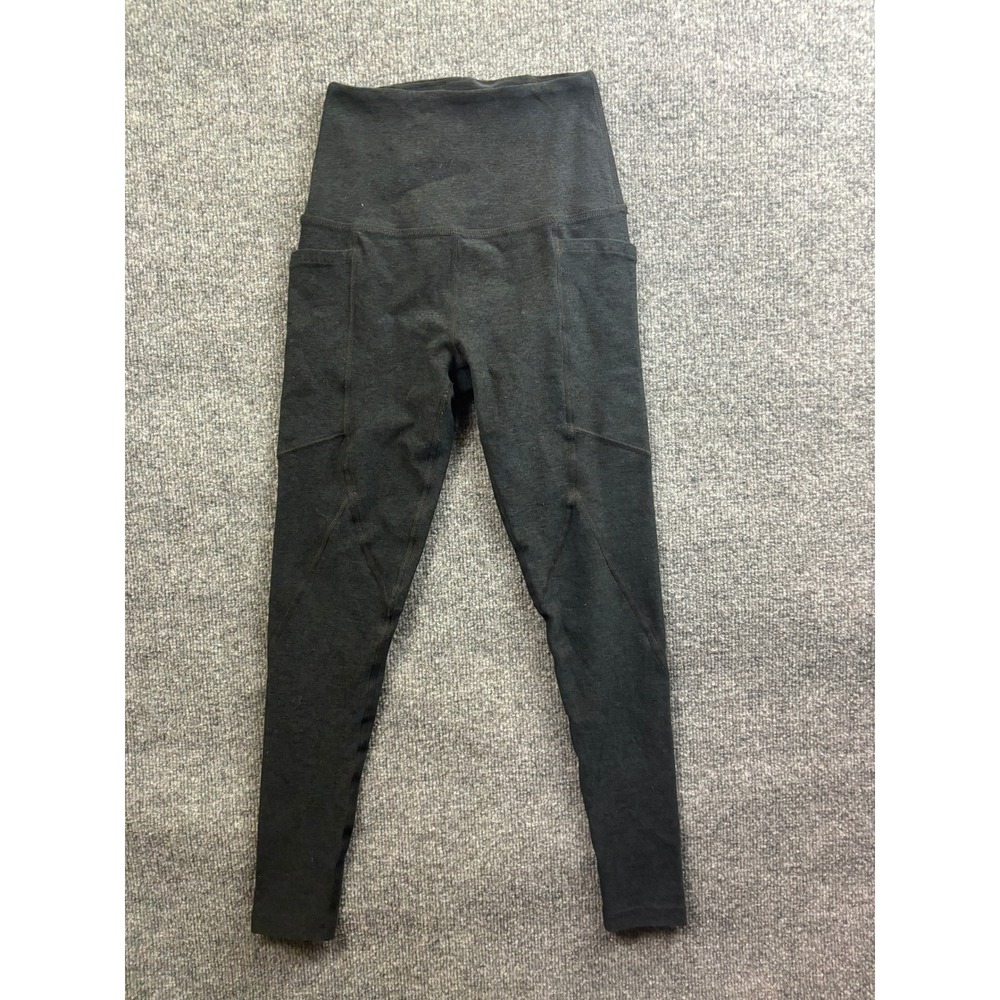 Beyond Yoga Leggings Womens XS Gray High Waisted Pocket Spacedye Heathered